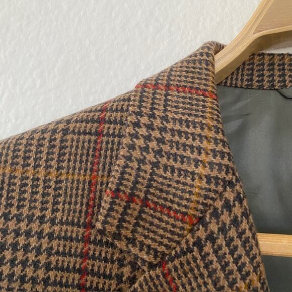 Hickey Freeman Dillard's Men's 40 Regular Canterbury Suit Jacket Wool Camel Hair - Picture 3 of 16